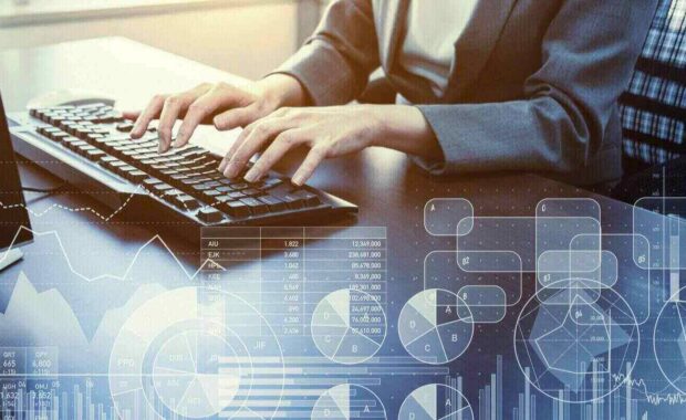 business and data concept