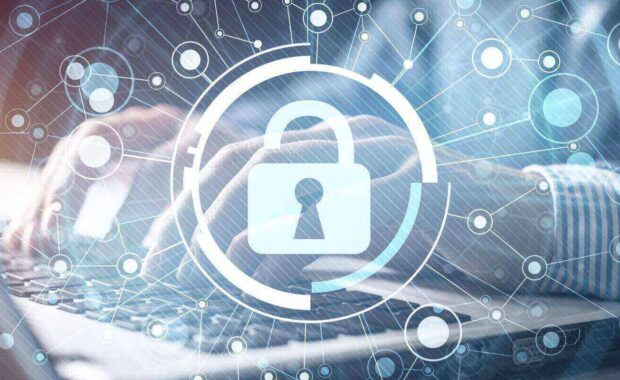 cybersecurity and network protection concept